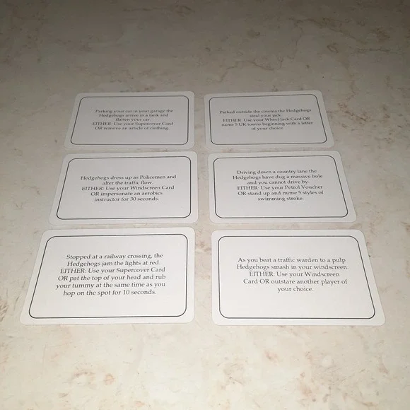 Hedgehogs Revenge Vintage Game Replacement Piece Cards - Picture 14 of 16